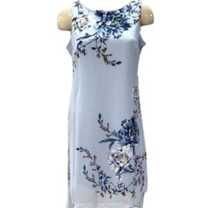 White House Black Market Chiffon print overlay dress NWT size SP